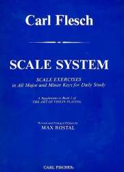 Scale System : scale exercises in - Carl Flesch