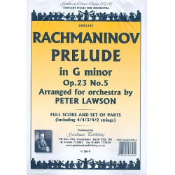 Prelude in g Minor op.23,5 : for orchestra - Sergei Rachmaninov (Rachmaninoff)