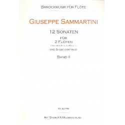 12 Sonaten Bd.2 (Nrs.5-8) : - Giuseppe Sammartini
