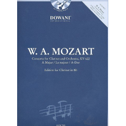 Konzert A-Dur KV622 (+CD) : - Wolfgang Amadeus Mozart