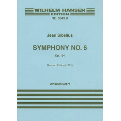 Sinfonie Nr.6 op.104 : -Jean Sibelius