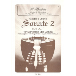 Sonate Nr.2 aus op.1 : für Mandoline - Gabriele Leone