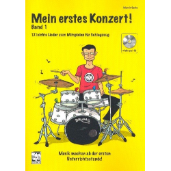 Mein erstes Konzert für Schlagzeug Band 1 (+CD) -Martin Sachs