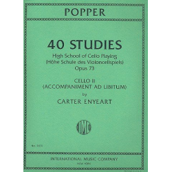 40 Studies op.73 : for cello - David Popper