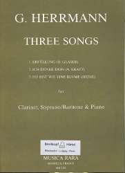 3 Songs : für Klarinette, Sopran, - Gottfried Herrmann