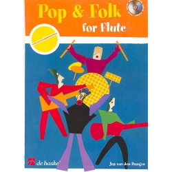 Pop and Folk (+CD) : for flute - Jos van den Dungen
