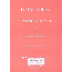 Concertante op.10 : for - Johann Georg Heinrich Backofen