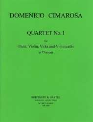 Quartett D-Dur Nr.1 : für Flöte, - Domenico Cimarosa