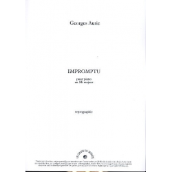 Impromptu en mi majeur : pour piano - Georges Auric