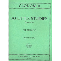70 little Studies op.158 for trumpet - Pierre Clodomir