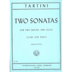 2 Sonatas : for 2 violins and cello - Giuseppe Tartini