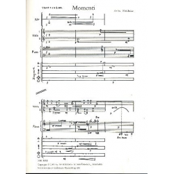 Momenti for mixed chorus, violin, piano and percussion - Arne Mellnäs