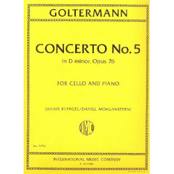 Concerto in d Minor no.5 op.76 for Violoncello and Orchestra : - Georg Goltermann