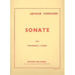 Sonate : pour violoncelle et piano - Arthur Honegger
