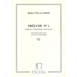 5 preludes : prelude no.1 - Heitor Villa-Lobos