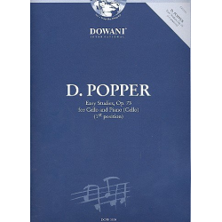 Easy Studies op.73 (+ 2 CD's) : - David Popper