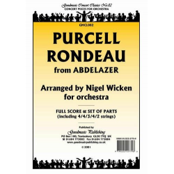 Rondeau From Abdelazer(Wicken) Pack Orchestra - Henry Purcell