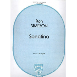 Sonatina : for 4 trumpets - Ron Simpson