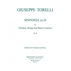 Sinfonia D-Dur G4 für Trompete, Streicher - Giuseppe Torelli
