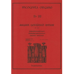3 Choralpräludien : für Orgel - August Gottfried Ritter