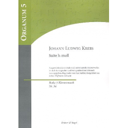 Suite h-Moll : für Klavier -Johann Ludwig Krebs