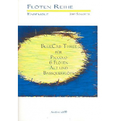 BlueCab Nr.3 (+CD) : für 9 Flöten - Josef Schlotter
