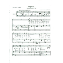 Pimpinella op.38,6 : - Piotr Ilich Tchaikowsky (Pyotr Peter Ilyich Iljitsch Tschaikovsky)
