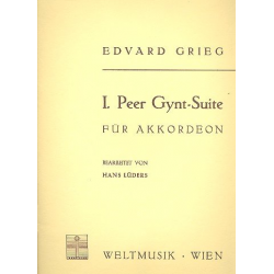 Peer Gynt Suite 1 : für Akkordeon - Edvard Grieg