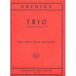 Piano Trio d minor op.32 - Anton Stepanowitsch Arensky