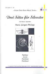 3 Sätze für Silvester : für 2 Trompeten, - Hans-Jürgen Philipp