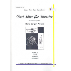 3 Sätze für Silvester : für 2 Trompeten, - Hans-Jürgen Philipp