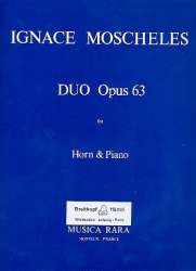 Duo op.63 : für Horn und Klavier - Ignaz Moscheles