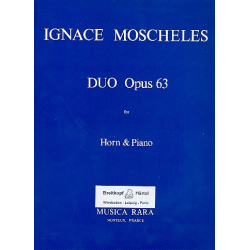 Duo op.63 : für Horn und Klavier - Ignaz Moscheles
