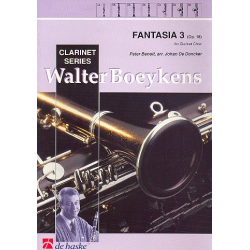 Fantasia 3 op.18 : for clarinet ensemble - Peter Benoit