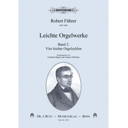 Leichte Orgelwerke Band 2 : 4 leichte -Robert Führer