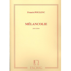Melancolie : pour piano - Francis Poulenc