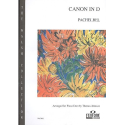 Canon D major : for piano duet - Johann Pachelbel