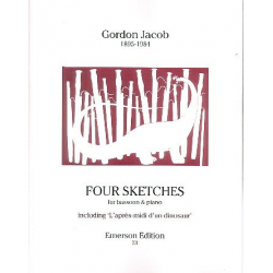 4 Sketches for bassoon and piano - Gordon Jacob