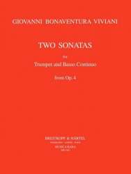 2 Sonaten aus op.4 : für - Giovanni Bonaventura Viviani