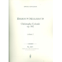 Christophe Colomb op.102 - Darius Milhaud