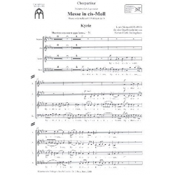Messe cis-Moll op.16 : für gem Chor und Orgel -Louis Victor Jules Vierne