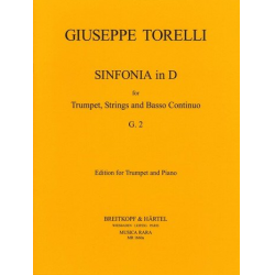Sinfonia D-Dur G2 für Trompete, Streicher - Giuseppe Torelli