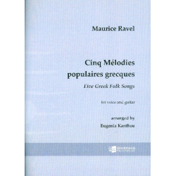 5 Mélodies populaires frecques : - Maurice Ravel