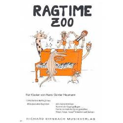 Ragtime Zoo : 10 kinderleichte Ragtimes, - Hans-Günter Heumann