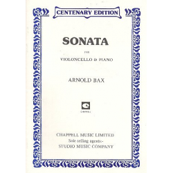 Sonata for cello and piano -Arnold Edward Trevor Bax