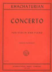 Concerto : for violin and piano -Aram Khachaturian