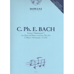 Hamburger Sonate G-Dur W133 (+CD) : -Carl Philipp Emanuel Bach