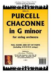 Chaconne In G Minor Pack String Orchestra - Henry Purcell