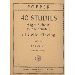 40 Studies op.73 : - David Popper