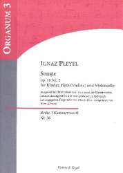 Sonate op.16,2 : für Flöte (Violine), - Ignaz Joseph Pleyel